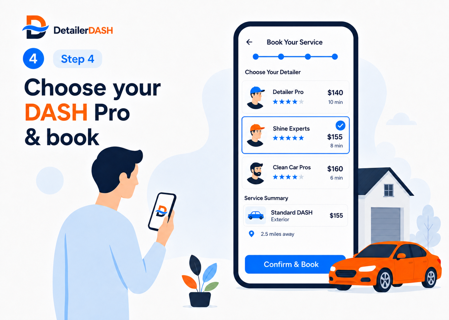 Choose DASH Pro & Book